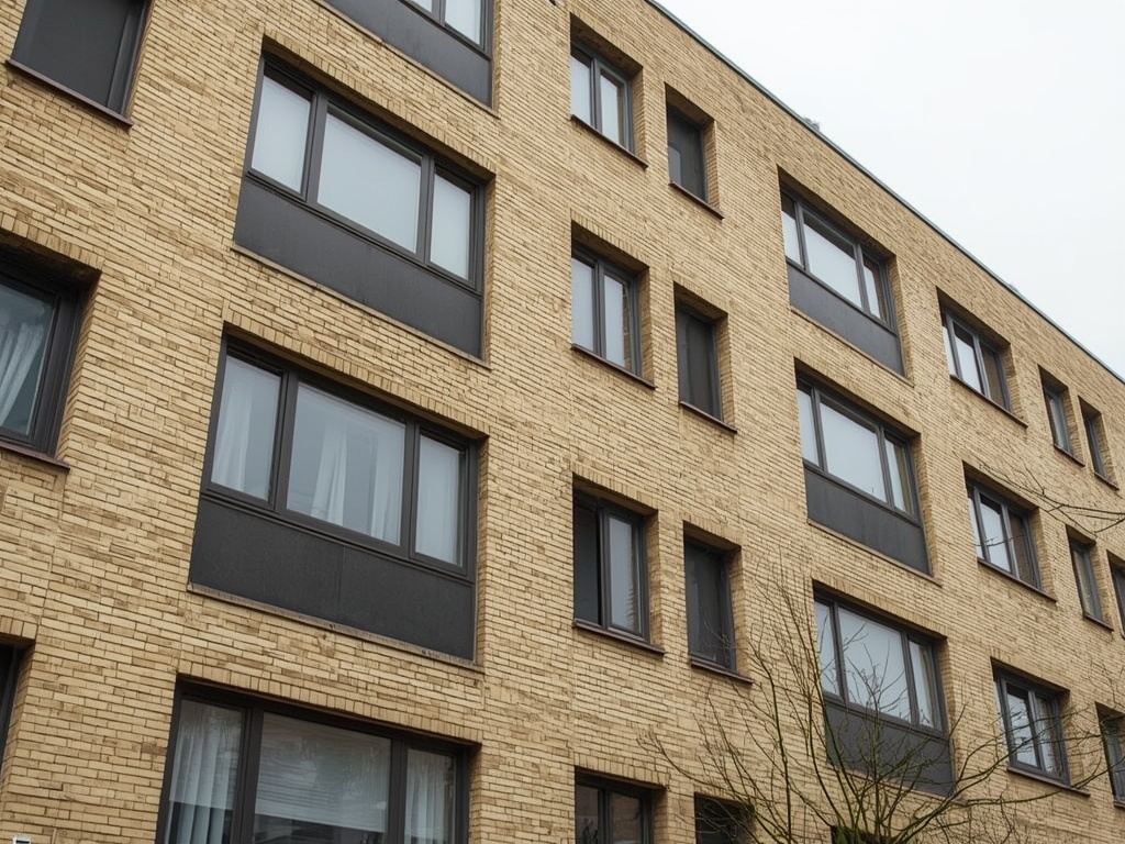 appartementencomplex in Eijsden met nieuwe antracietkleurige kunststof kozijnen