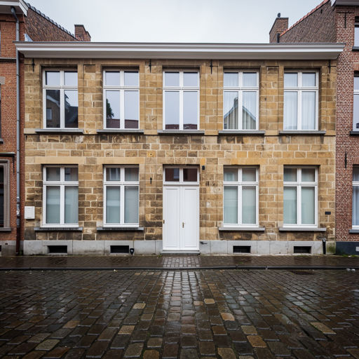 foto van ouderwetse huizen