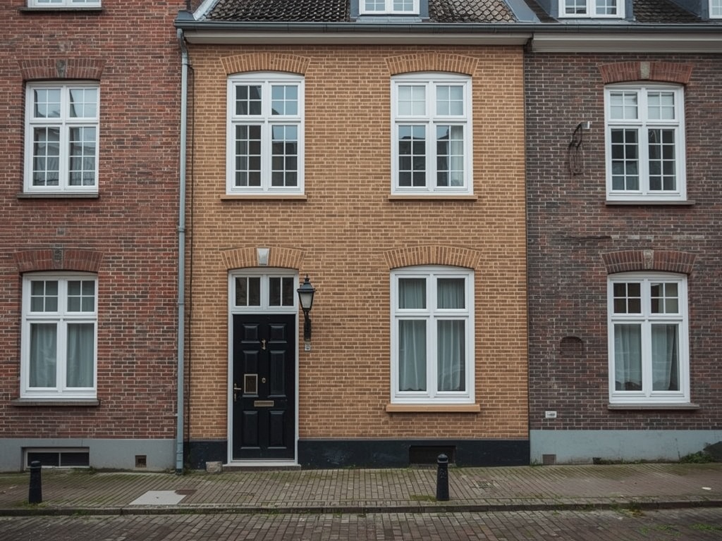 foto van ouderwetse huizen