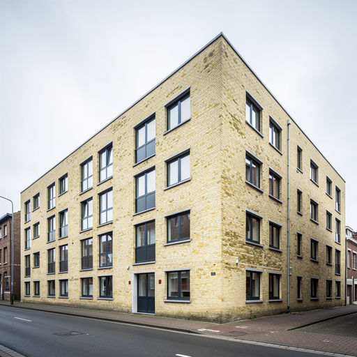 appartementencomplex in Nuth met vernieuwde antracietkleurige kunststof kozijnen