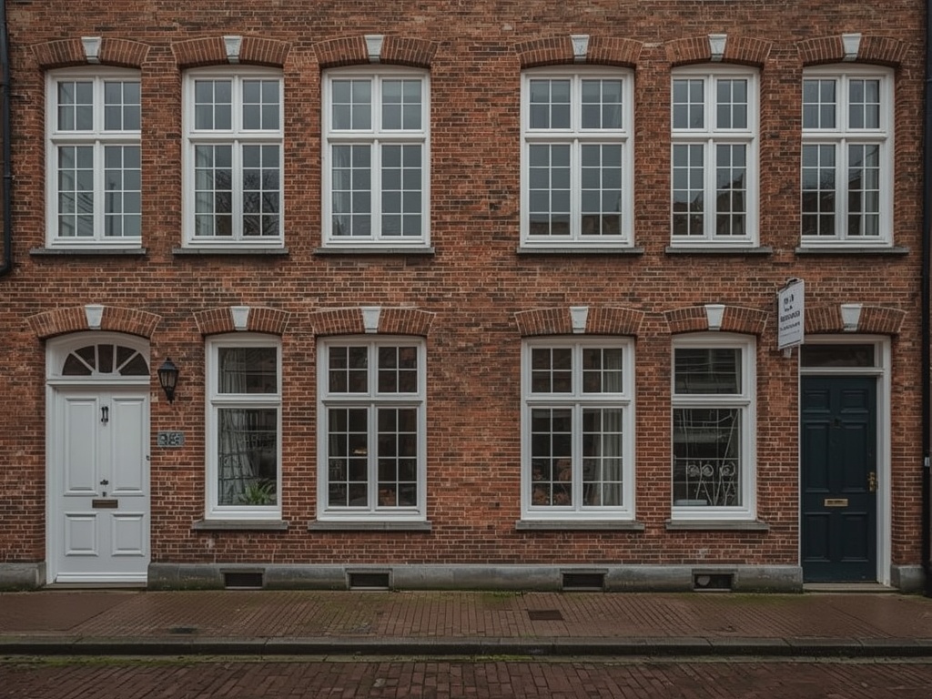 foto van ouderwetse huizen