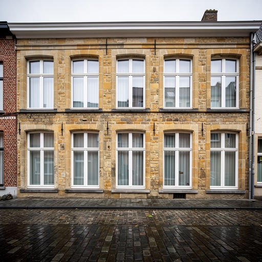 foto van ouderwetse huizen