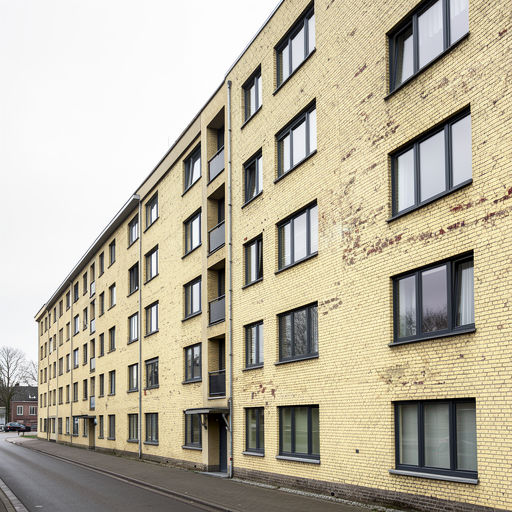 appartementencomplex in Maastricht Wyck met vernieuwde antraciet kunststof kozijnen