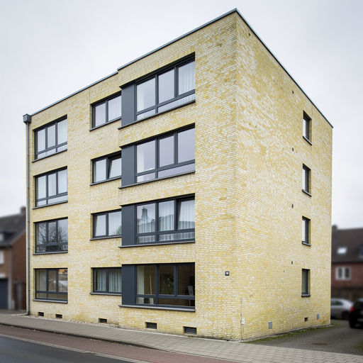 appartementencomplex in Venlo met vernieuwde antracietkleurige kunststof kozijnen