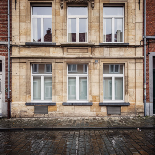 foto van ouderwetse huizen