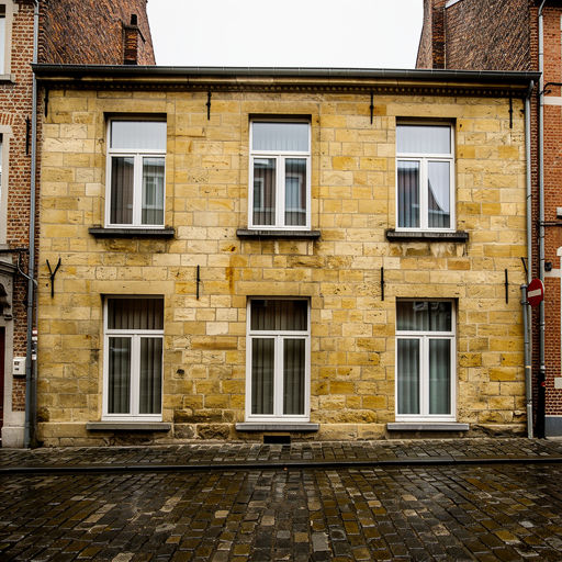 foto van ouderwetse huizen