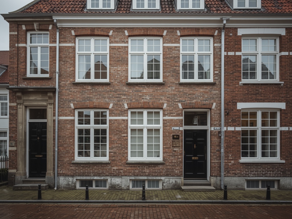 foto van ouderwetse huizen