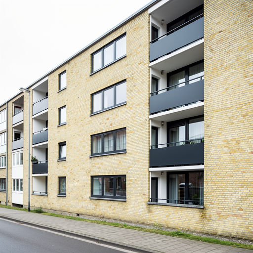 appartementencomplex in Vaals met vernieuwde antracietkleurige kunststof kozijnen