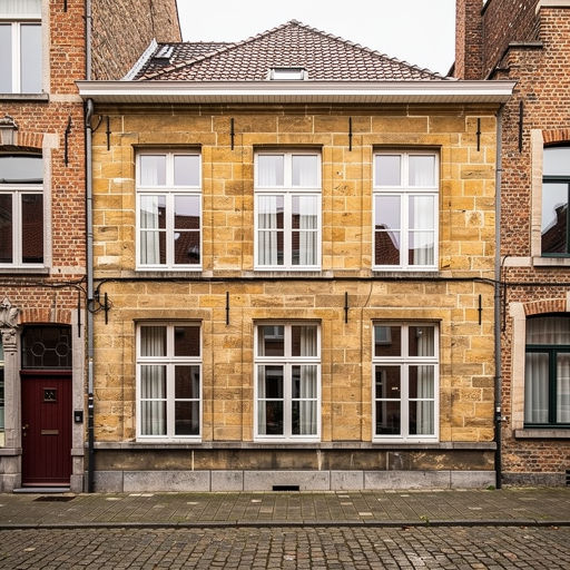 foto van ouderwetse huizen