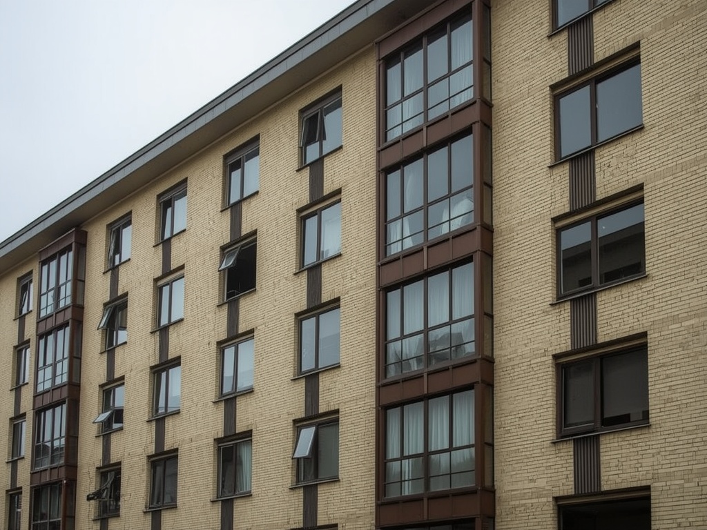 appartementencomplex in Elsloo met vernieuwde antracietkleurige kunststof kozijnen