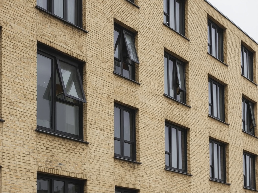 appartementencomplex in Valkenburg met vernieuwde antracietkleurige kunststof kozijnen